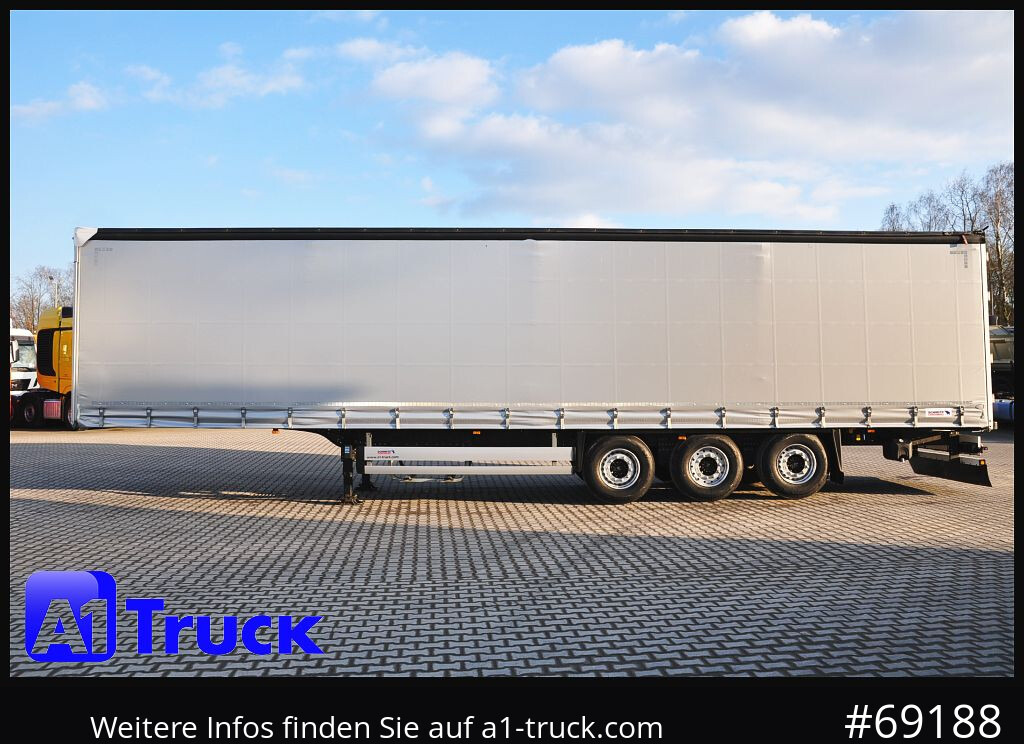 Semirremolque lona SCHMITZ S01, Tautliner, neue Plane, 1 Vorbesitzer,