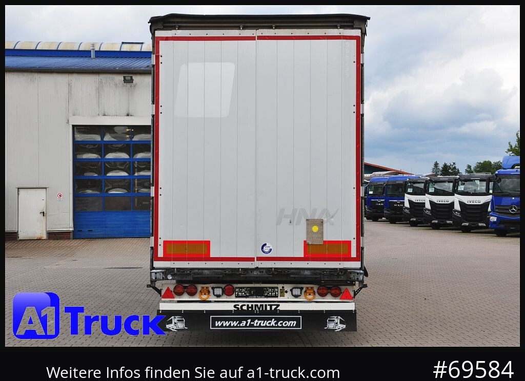 Semirremolque lona SCHMITZ SCS 24, Mega, BPW, verzinkt, VDI 2700, neue Plane