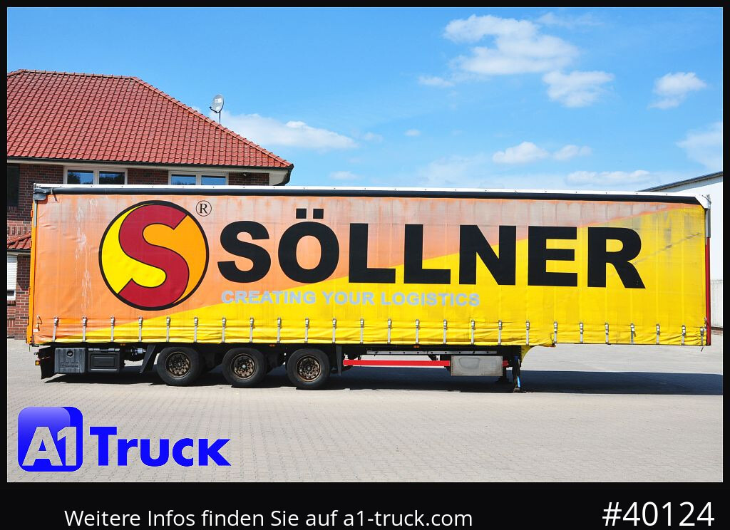 Semirremolque lona SCHMITZ SCS 24, Mega, Liftachse, verzinkt, Hubdach