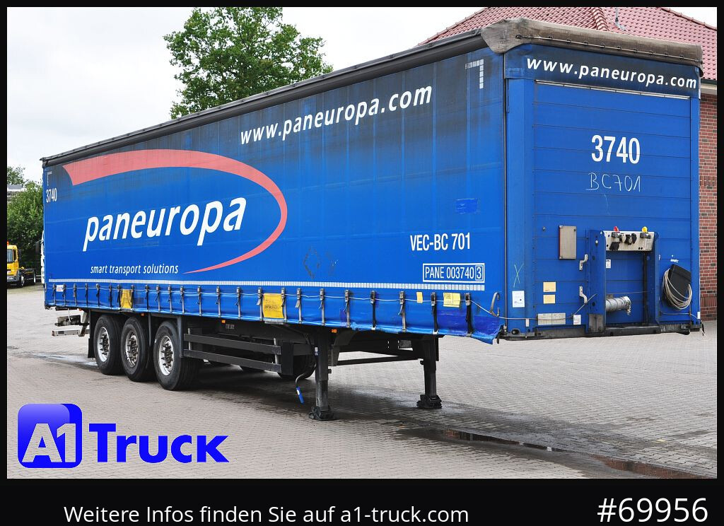 Semirremolque lona SCHMITZ SD Tautliner, Code XL, Bahn, verzinkt