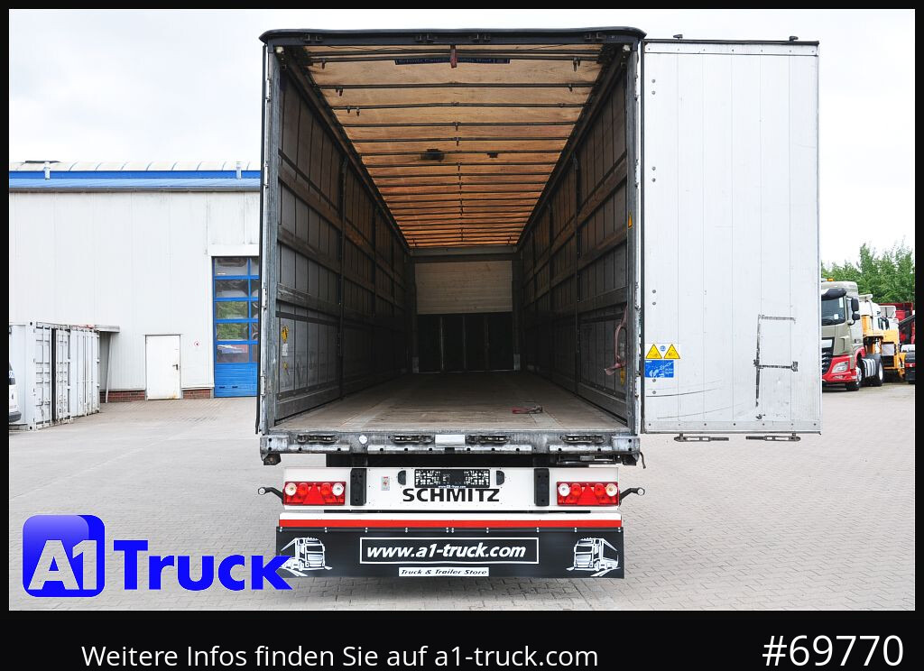 Semirremolque lona SCHMITZ SD Tautliner, Coil, Code XL,verzinkt, Liftachse, Steckrungen