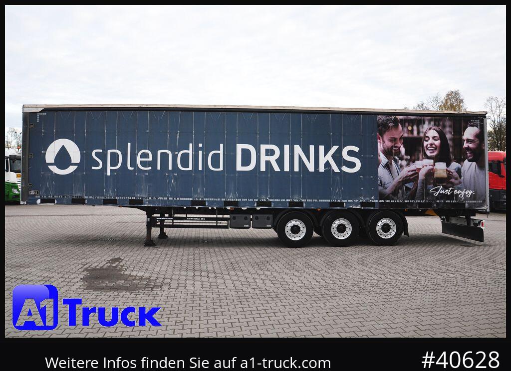 Semirremolque lona SCHWARZMUELLER Speed Curtain, Getränke, Alu, Liftachse, VDI 2700