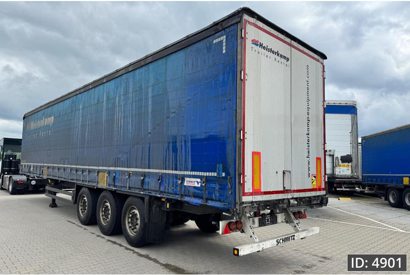 Semirremolque lona Schmitz Cargobull SCB*S3T / Disk brakes / Huckepack