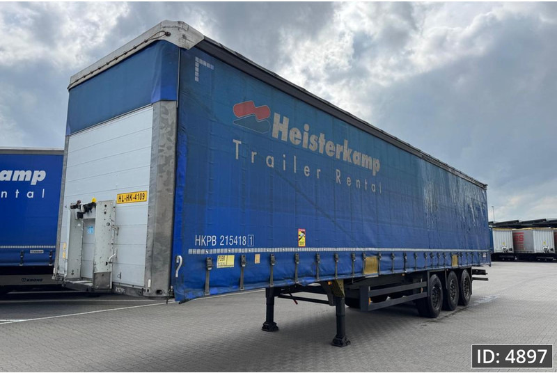 Semirremolque lona Schmitz Cargobull SCB*S3T / Disk brakes / Huckepack