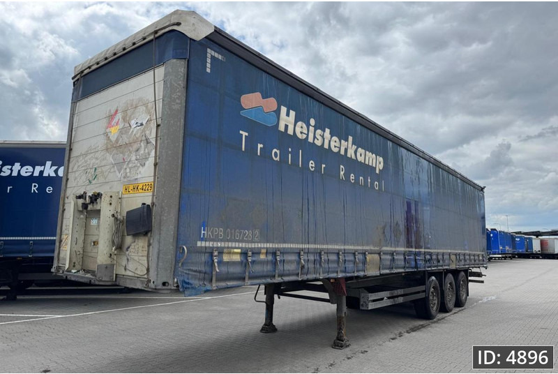 Semirremolque lona Schmitz Cargobull SCB*S3T / Disk brakes / Huckepack