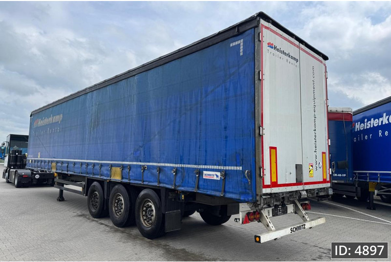 Semirremolque lona Schmitz Cargobull SCB*S3T / Disk brakes / Huckepack