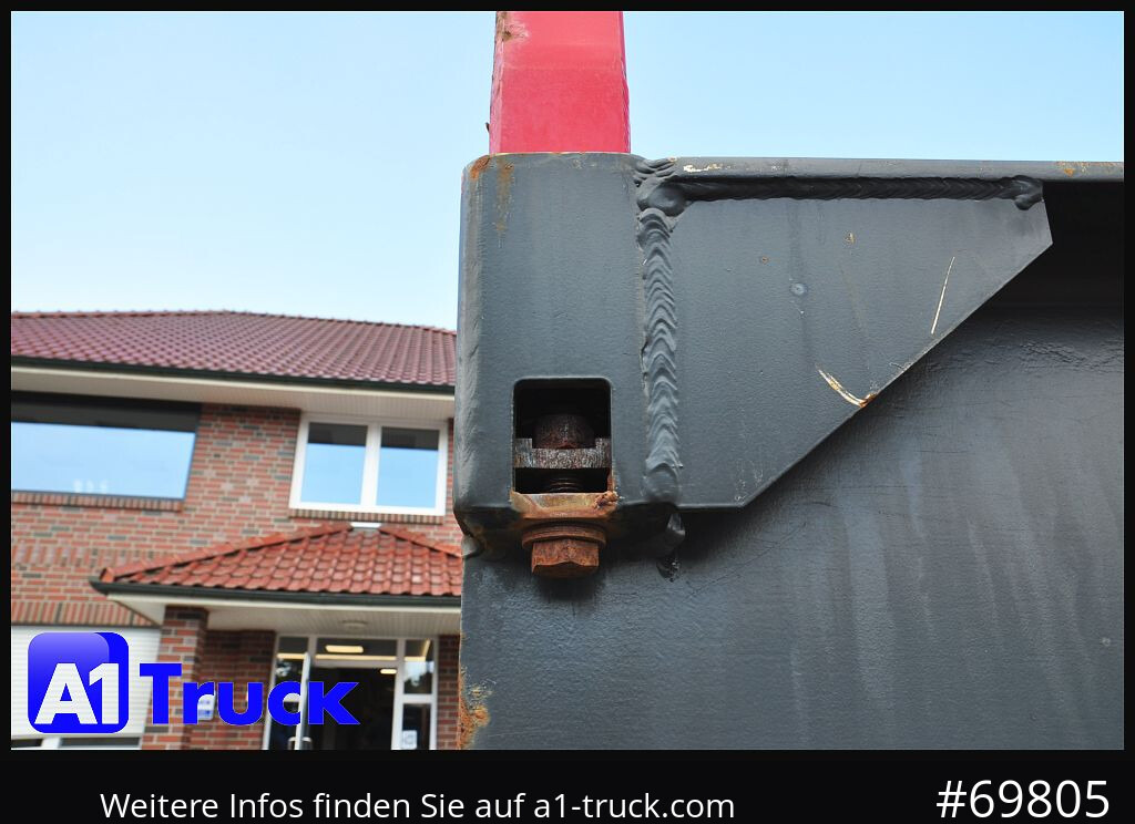 Semirremolque maderero FLIEGL SDS01, Langholz, Containeraufbau, Liftachse,
