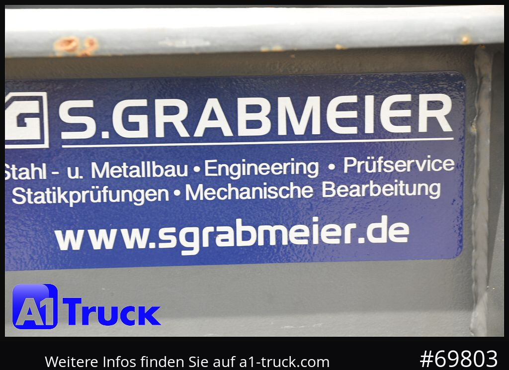 Semirremolque maderero FLIEGL SDS01, Langholz, Containeraufbau, Liftachse,
