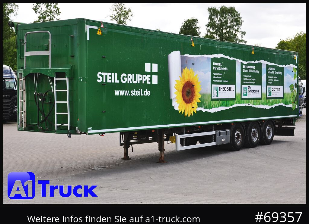 Semirremolque piso movil KNAPEN K100, Lift, SAF 90m³