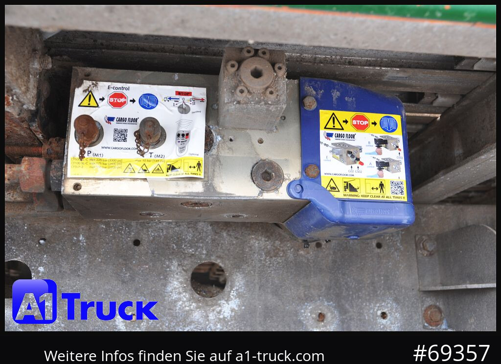 Semirremolque piso movil KNAPEN K100, Lift, SAF 90m³