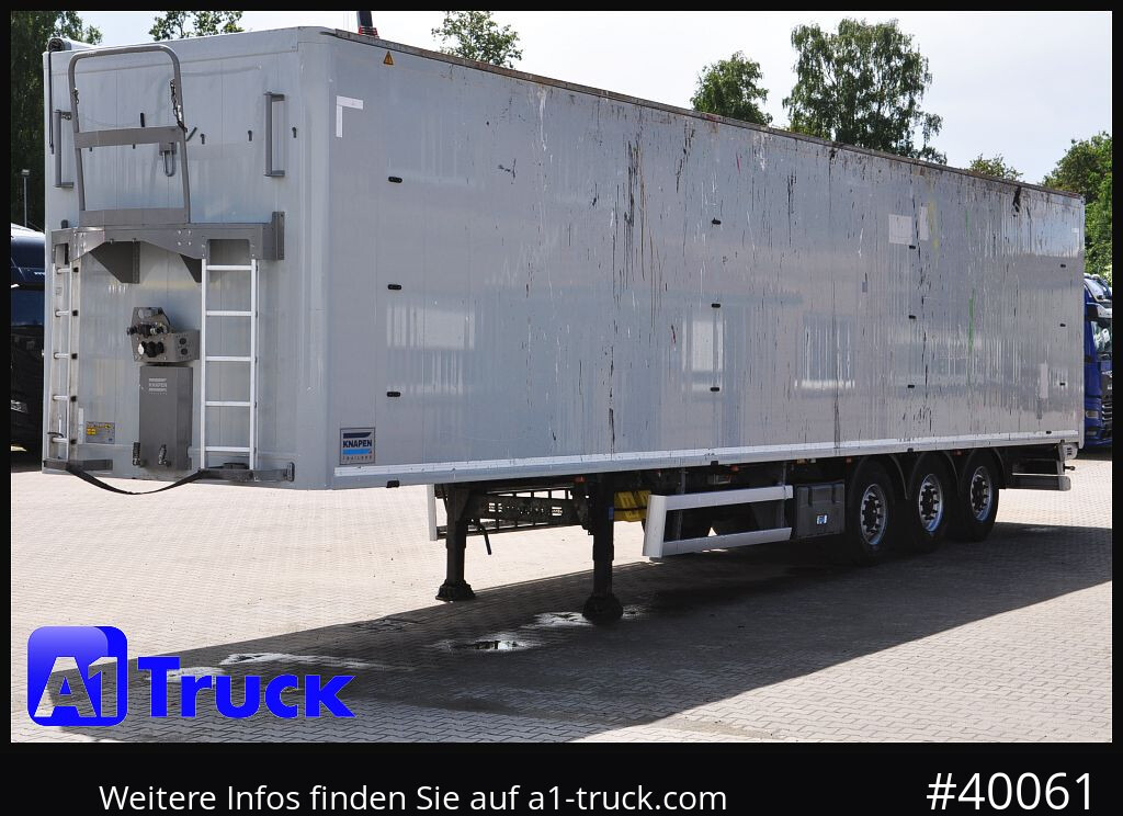 Semirremolque piso movil KNAPEN K100, Liftachse, Funk ca. 90m³