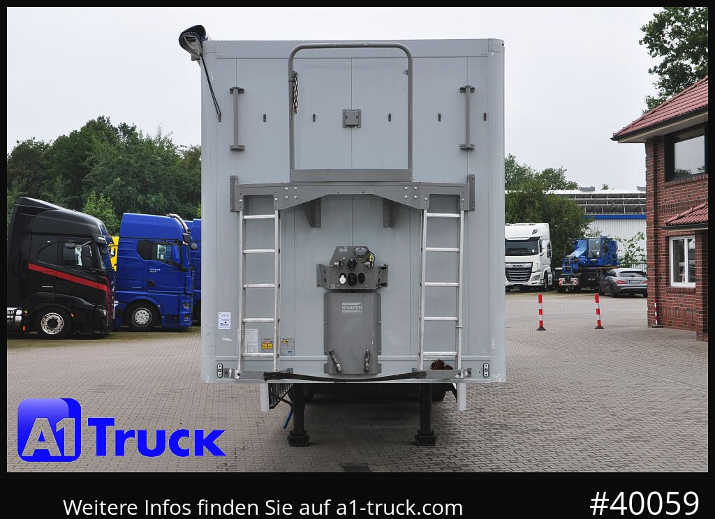 Semirremolque piso movil KNAPEN K100, Liftachse, Funk ca. 90m³