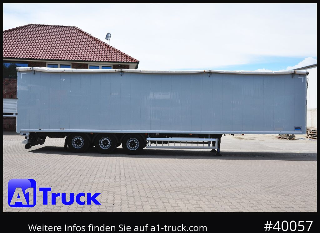 Semirremolque piso movil KNAPEN K100, Liftachse, Funk ca. 90m³