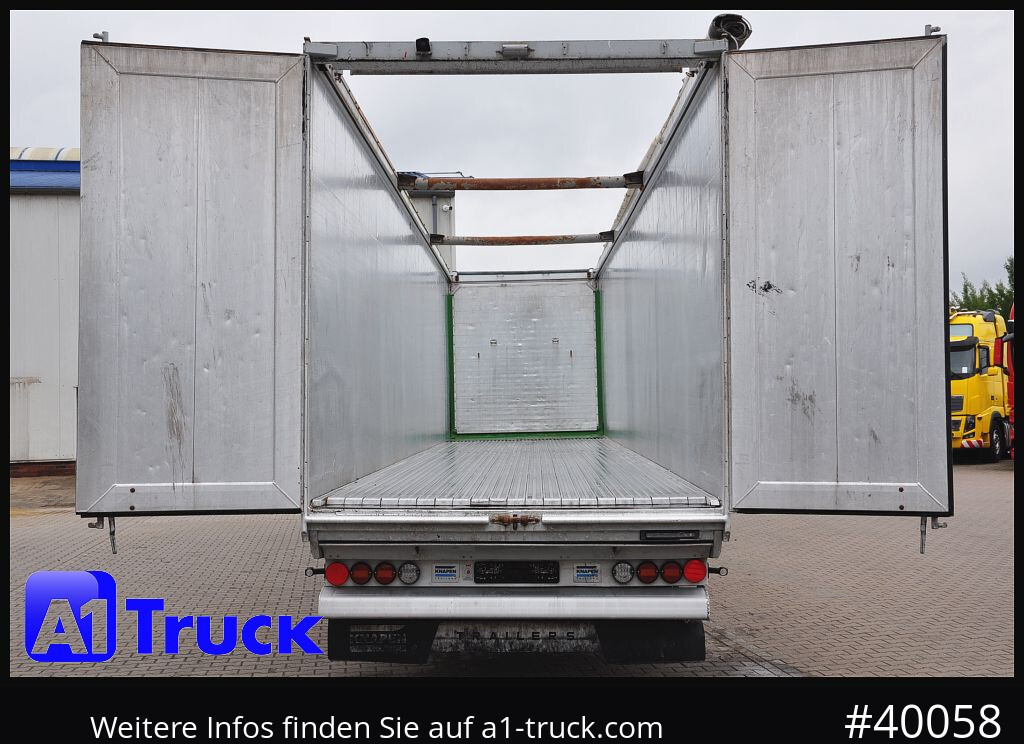 Semirremolque piso movil KNAPEN K100, Liftachse, Funk ca. 90m³