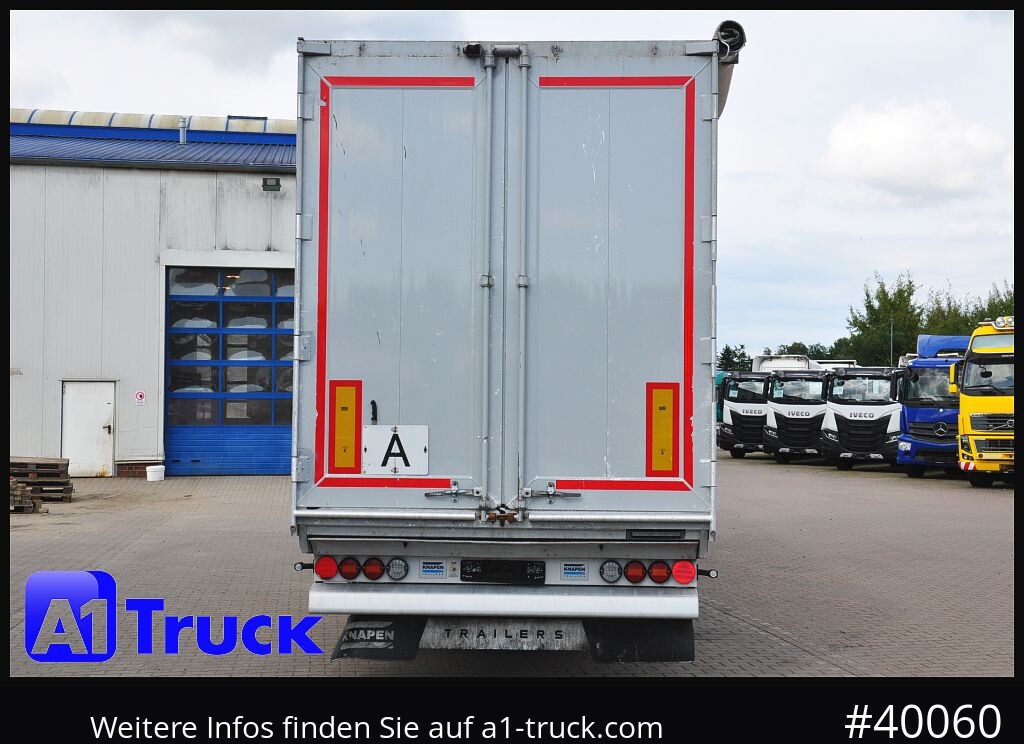 Semirremolque piso movil KNAPEN K100, Liftachse, Funk ca. 90m³