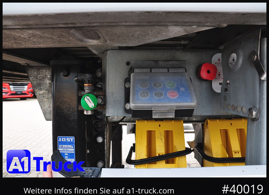 Semirremolque piso movil KNAPEN K100, Liftachse, Funk ca. 90m³