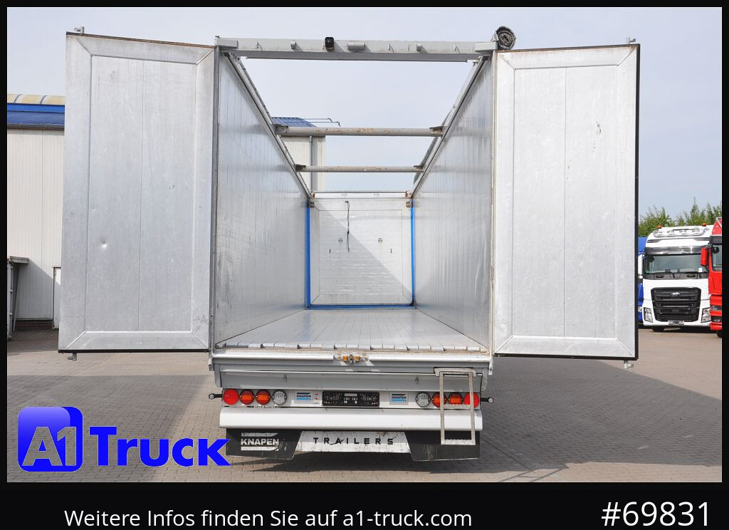 Semirremolque piso movil KNAPEN K100, Liftachse, Funk ca. 90m³