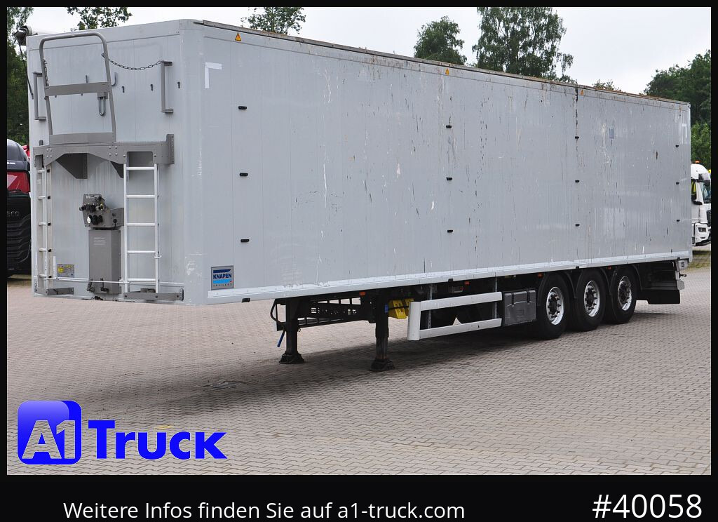 Semirremolque piso movil KNAPEN K100, Liftachse, Funk ca. 90m³