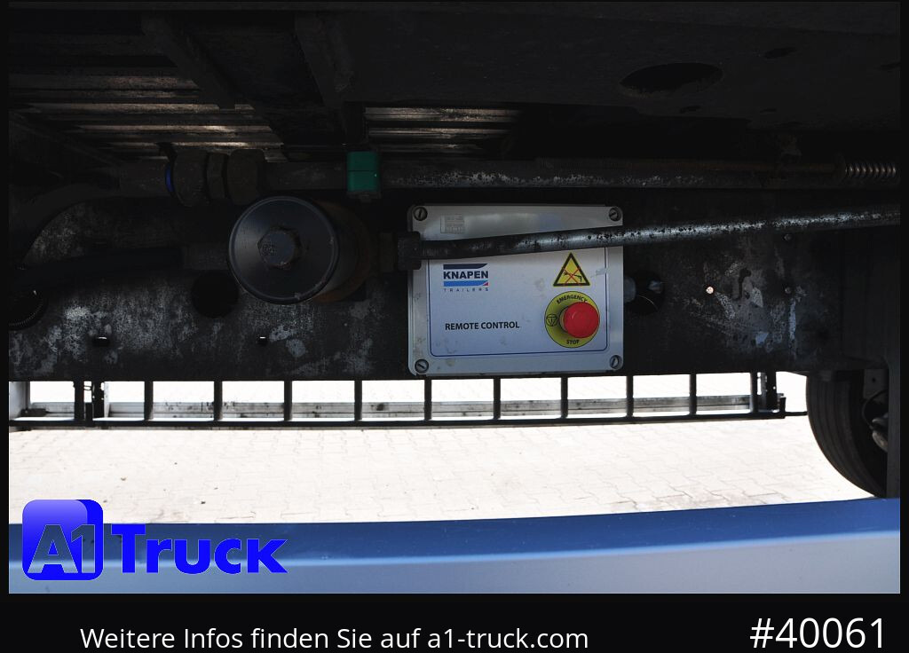 Semirremolque piso movil KNAPEN K100, Liftachse, Funk ca. 90m³