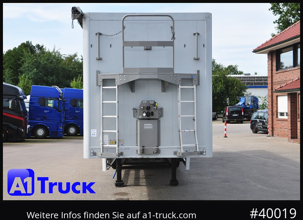 Semirremolque piso movil KNAPEN K100, Liftachse, Funk ca. 90m³