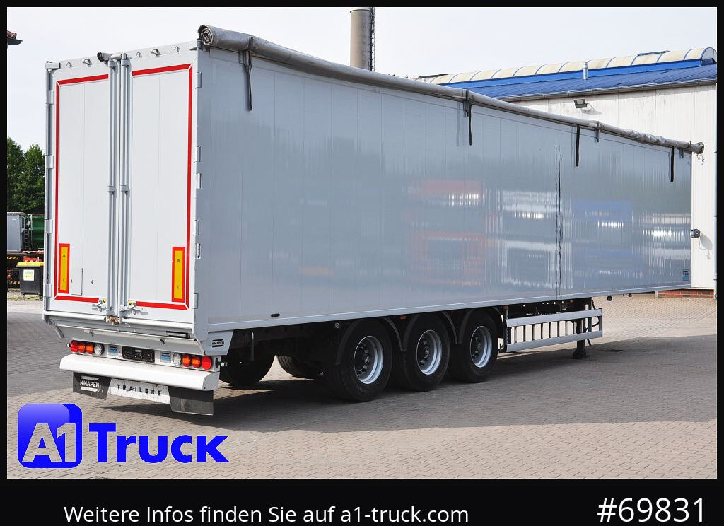 Semirremolque piso movil KNAPEN K100, Liftachse, Funk ca. 90m³