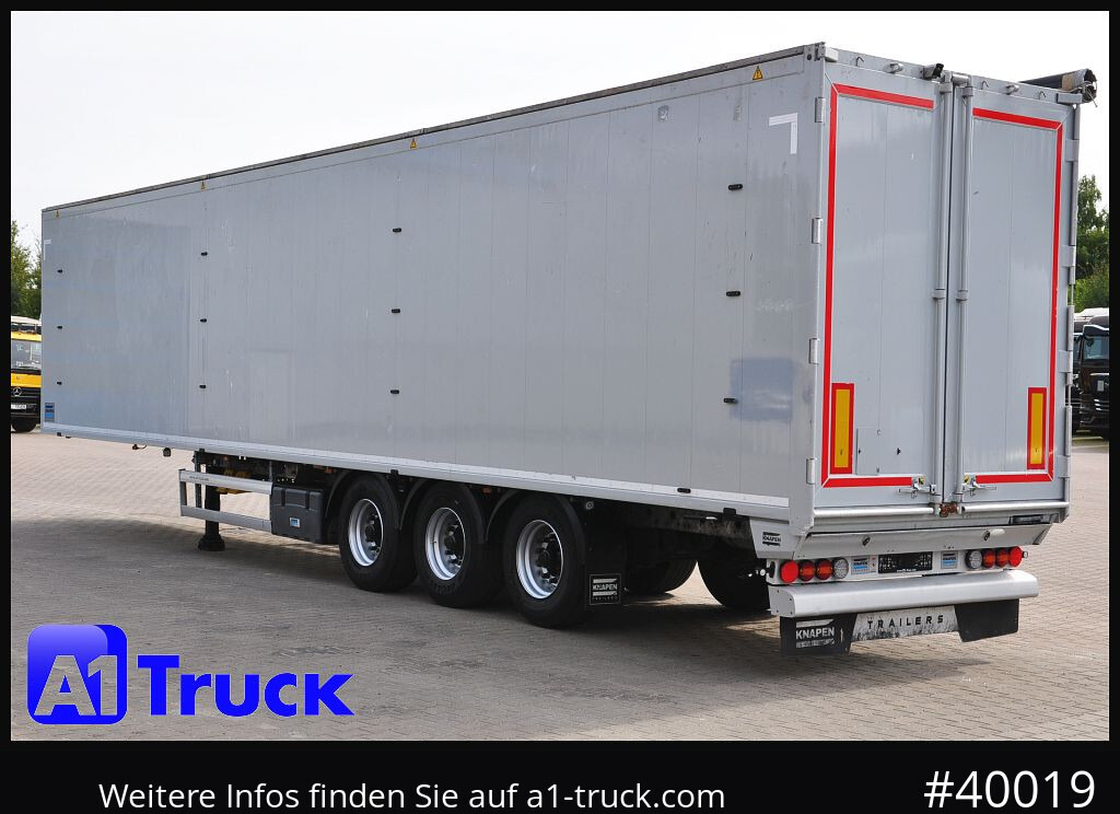 Semirremolque piso movil KNAPEN K100, Liftachse, Funk ca. 90m³