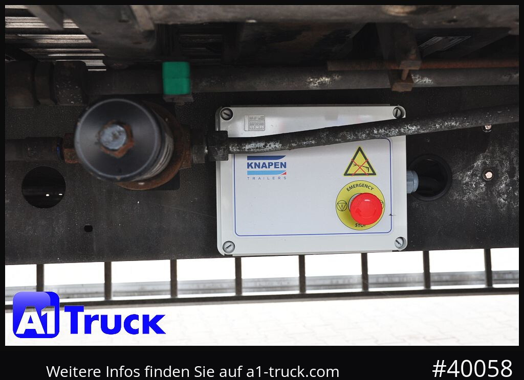 Semirremolque piso movil KNAPEN K100, Liftachse, Funk ca. 90m³