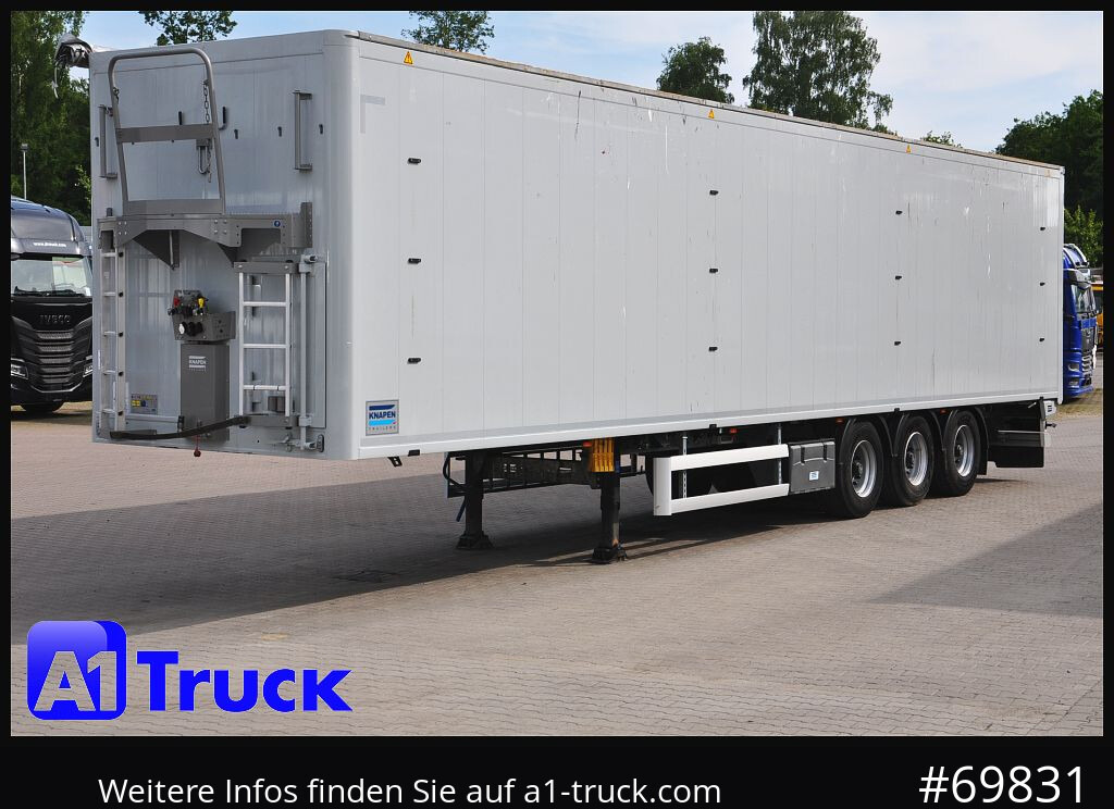 Semirremolque piso movil KNAPEN K100, Liftachse, Funk ca. 90m³