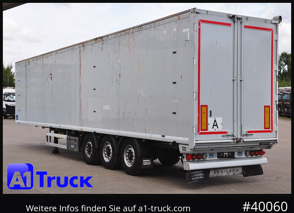 Semirremolque piso movil KNAPEN K100, Liftachse, Funk ca. 90m³