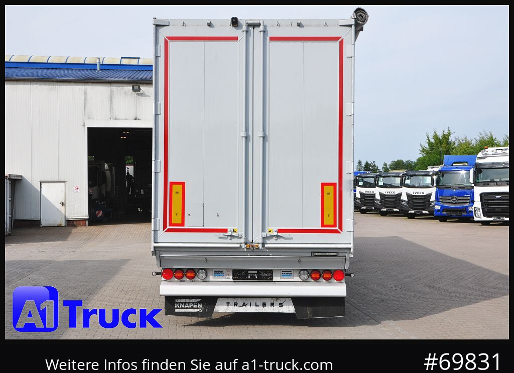 Semirremolque piso movil KNAPEN K100, Liftachse, Funk ca. 90m³