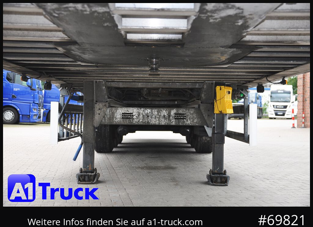 Semirremolque piso movil KNAPEN K100, Liftachse, Funk ca. 90m³