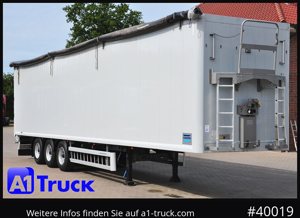 Semirremolque piso movil KNAPEN K100, Liftachse, Funk ca. 90m³