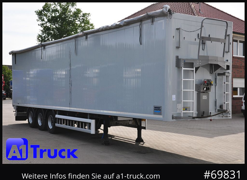 Semirremolque piso movil KNAPEN K100, Liftachse, Funk ca. 90m³