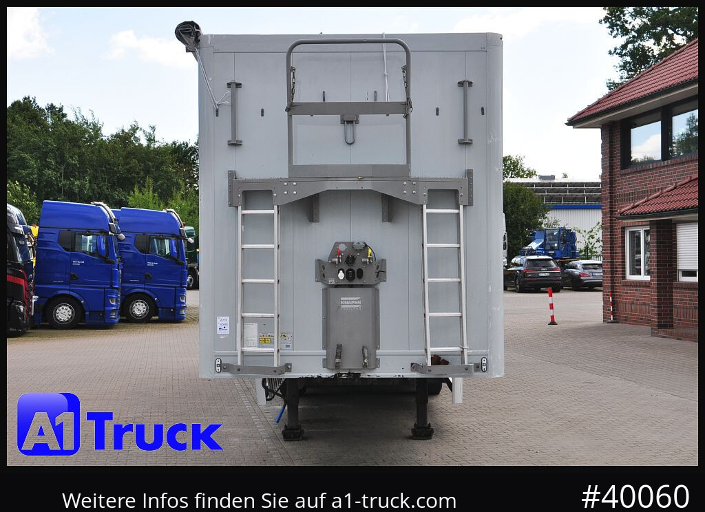 Semirremolque piso movil KNAPEN K100, Liftachse, Funk ca. 90m³