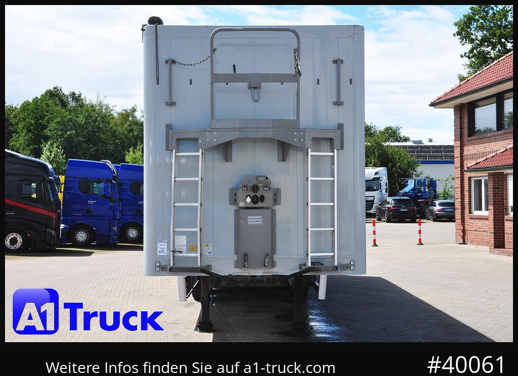 Semirremolque piso movil KNAPEN K100, Liftachse, Funk ca. 90m³