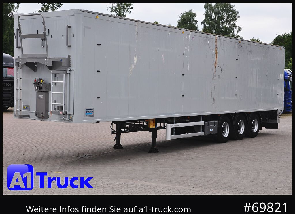 Semirremolque piso movil KNAPEN K100, Liftachse, Funk ca. 90m³