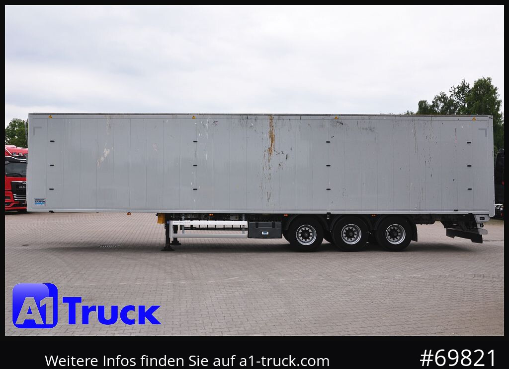 Semirremolque piso movil KNAPEN K100, Liftachse, Funk ca. 90m³