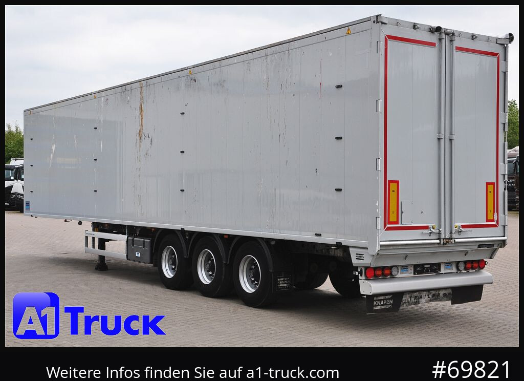Semirremolque piso movil KNAPEN K100, Liftachse, Funk ca. 90m³