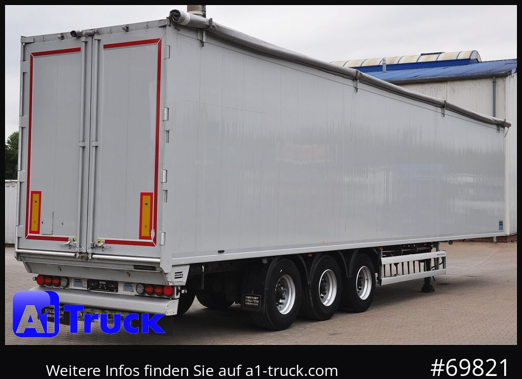 Semirremolque piso movil KNAPEN K100, Liftachse, Funk ca. 90m³