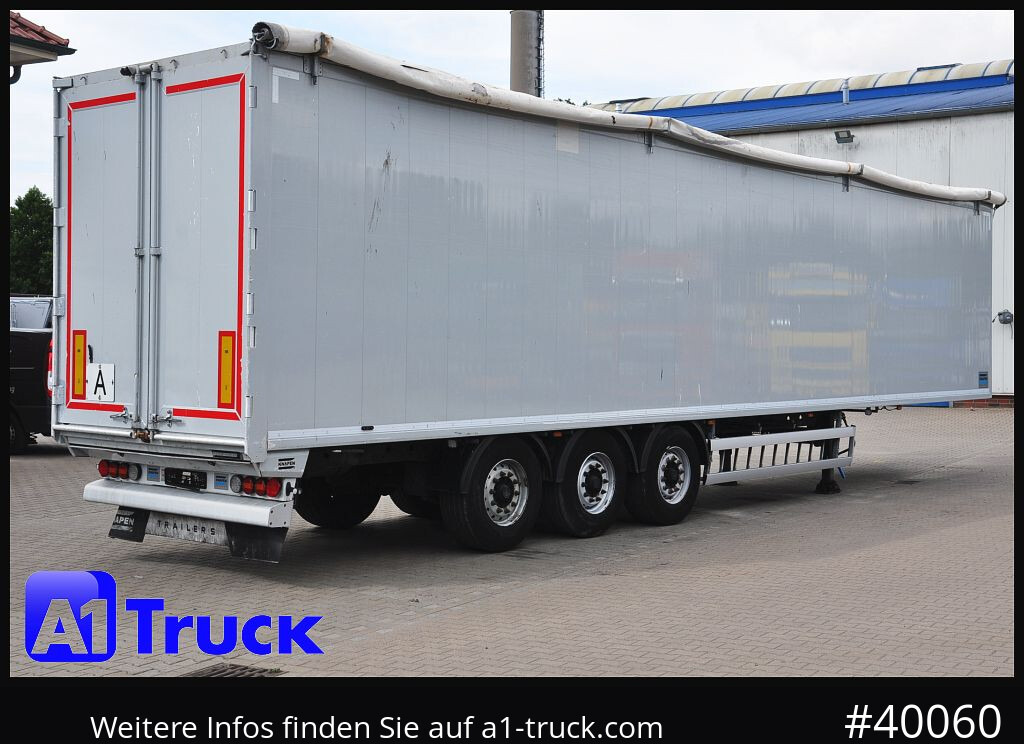 Semirremolque piso movil KNAPEN K100, Liftachse, Funk ca. 90m³