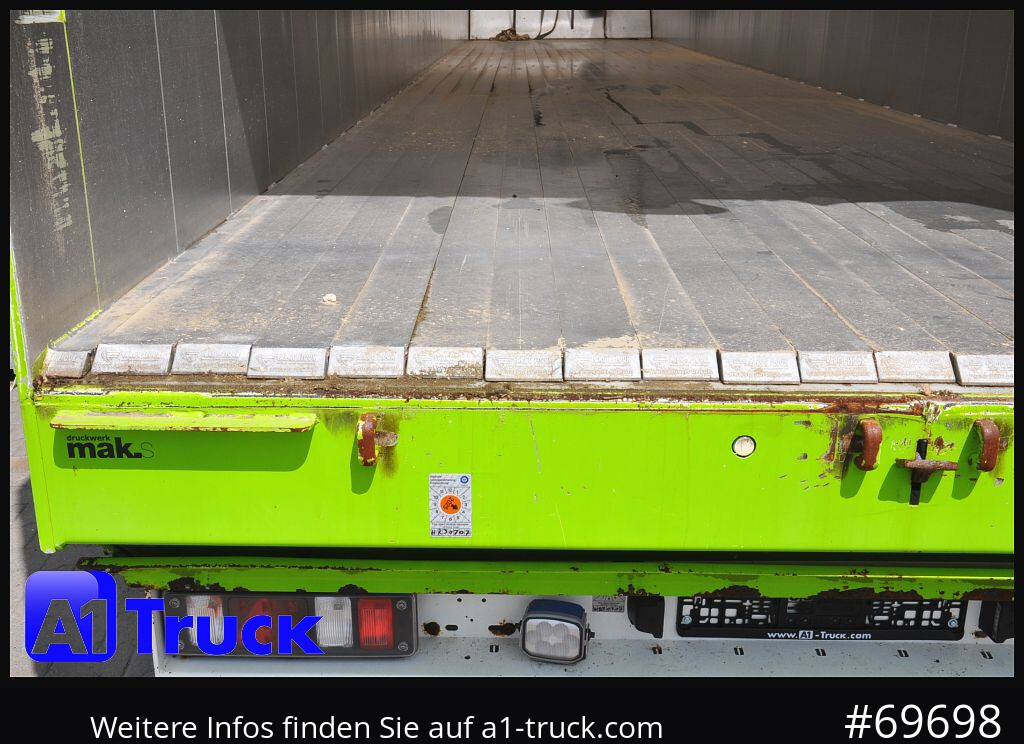Semirremolque piso movil REISCH R24, Schubboden, Walkingfloor, Liftachse,