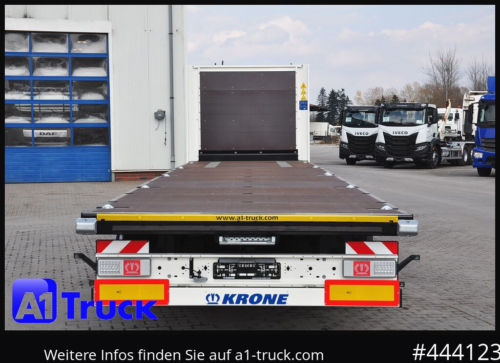 Semirremolque plataforma/ Caja abierta KRONE 5 x SD, Mega, Twistlock, Container, NEU