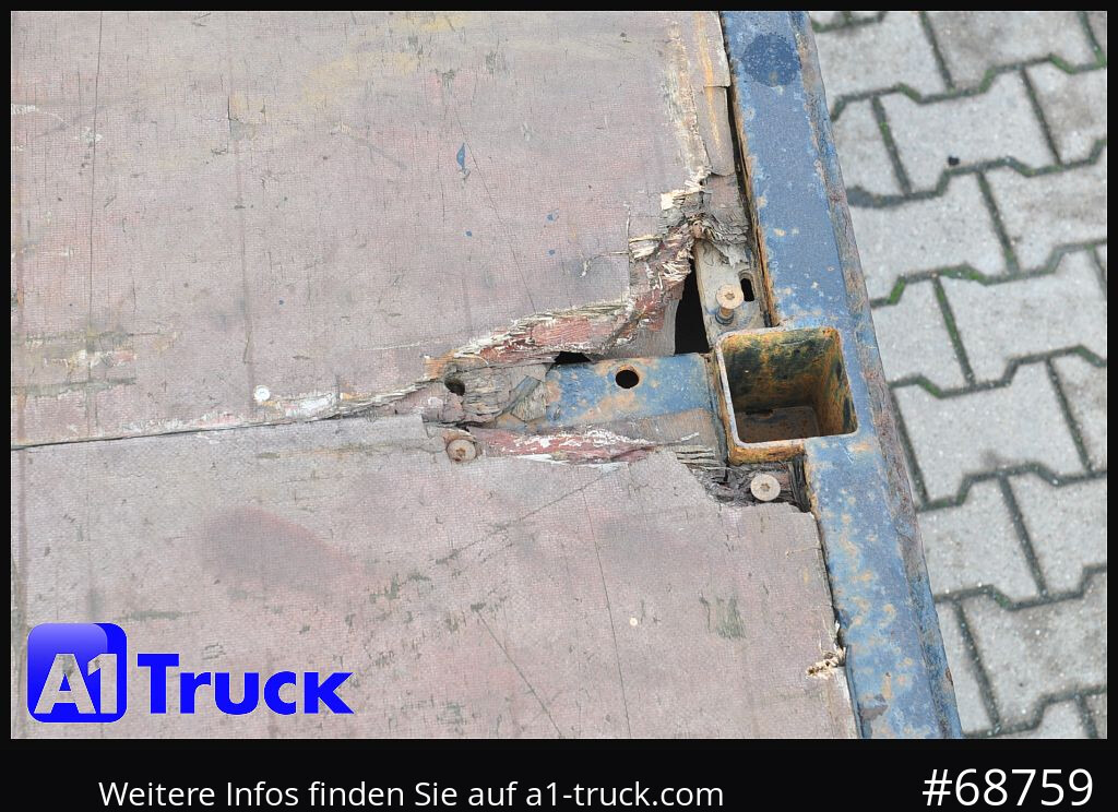 Semirremolque plataforma/ Caja abierta KRONE Mega, Plattform, Liftachse, Container,Twistlock,