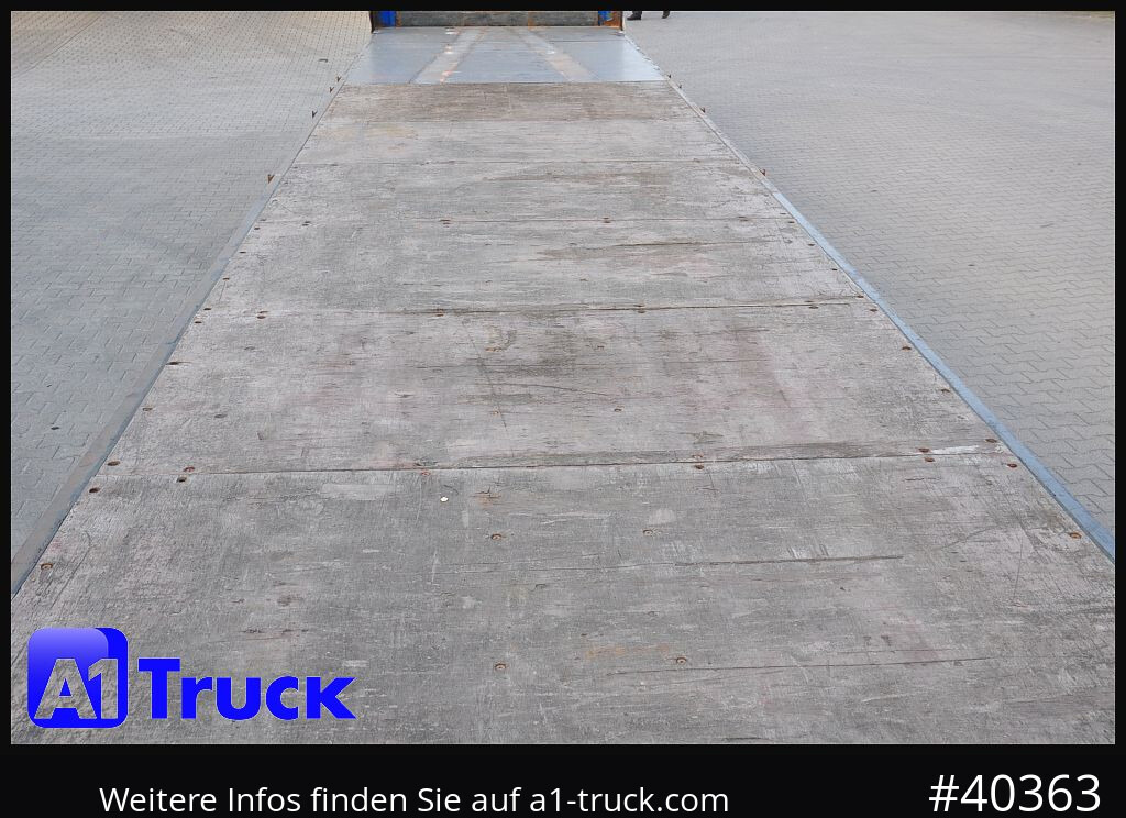 Semirremolque plataforma/ Caja abierta KRONE Megatrailer, Plateau, Liftachse, Staplerhalterung,