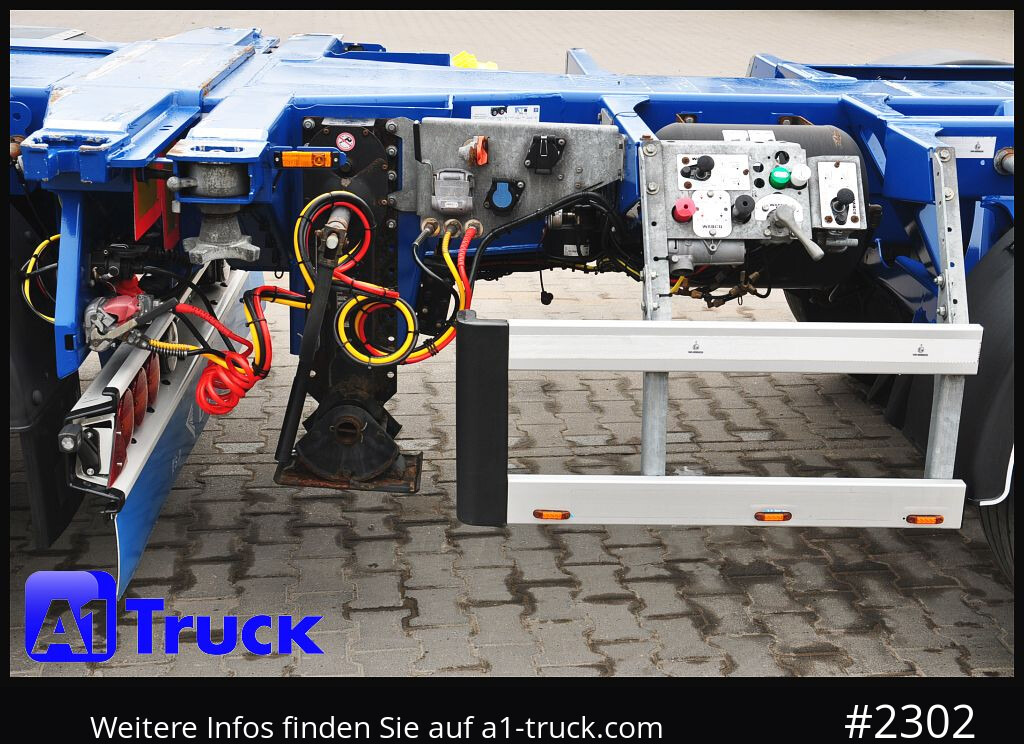 Semirremolque portacontenedore/ Intercambiable D-TEC VCC-05, CombitrailerTeiler chassi, Lift