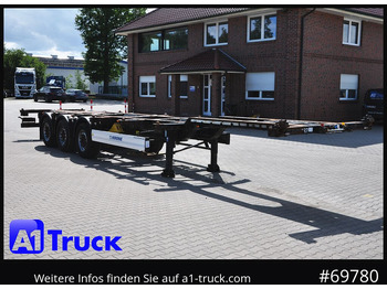 Semirremolque portacontenedore/ Intercambiable KRONE SDC, Containerchassis,  2x20/30/40