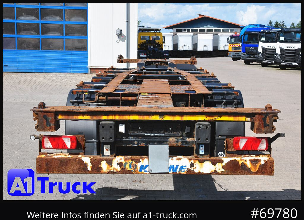 Semirremolque portacontenedore/ Intercambiable KRONE SDC, Containerchassis,  2x20/30/40