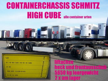 Schmitz SCF 24 G / HIGH CUBE 20/30/40/45 2x vorhanden - Semirremolque portacontenedore/ Intercambiable