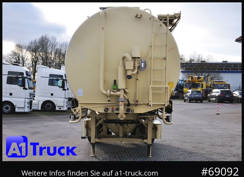 Semirremolque silo FELDBINDER Welgro, 36m³, Silo  5 Kammern, Lenkachse,