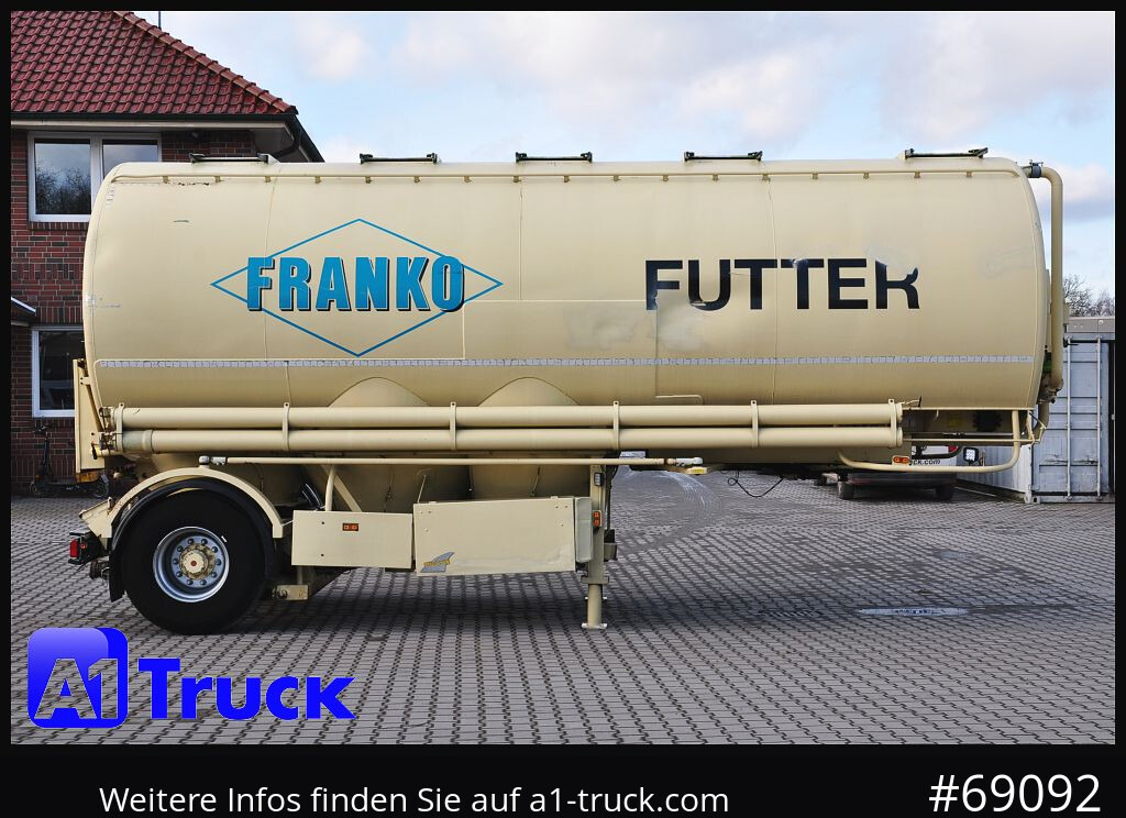 Semirremolque silo FELDBINDER Welgro, 36m³, Silo  5 Kammern, Lenkachse,